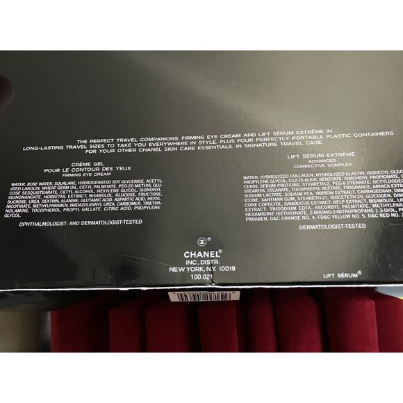 NIP NEW 80s 90s Vintage Chanel First Class Traveler Cosmetic Case Set Bottles - Picture 8 of 10